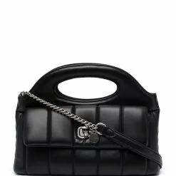 Karl Lagerfeld K/Ikonik quilted clutch