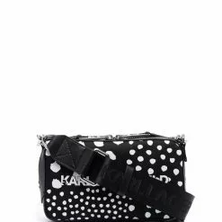 Karl Lagerfeld K/Skuare dot print camera bag