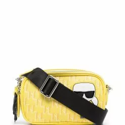 Karl Lagerfeld K/Ikonik Monogram camera bag