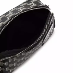 Karl Lagerfeld monogram jacquard saddle bag