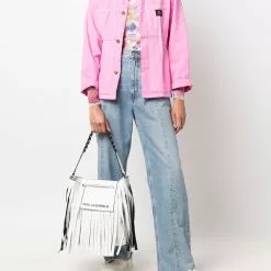 Karl Lagerfeld K/Fringe Hobo bag