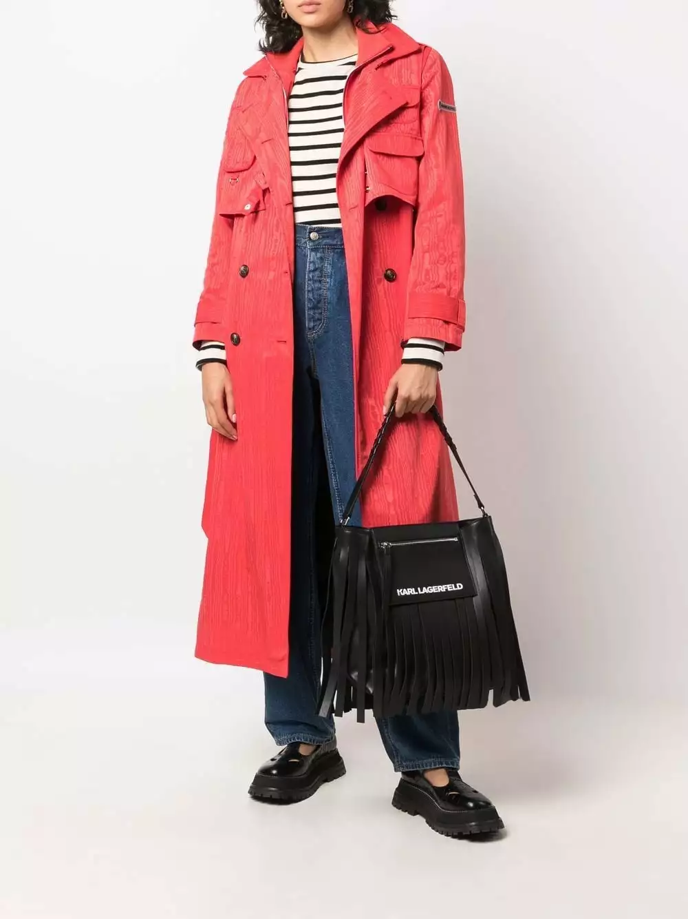 Karl Lagerfeld K/Fringe Hobo bag