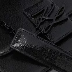 Karl Lagerfeld K/Autograph metallic shoulder bag