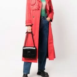 Karl Lagerfeld K/Autograph metallic shoulder bag