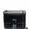 Karl Lagerfeld K/Autograph bead-fringe medium shoulder bag