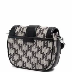 Karl Lagerfeld monogram-print camera bag