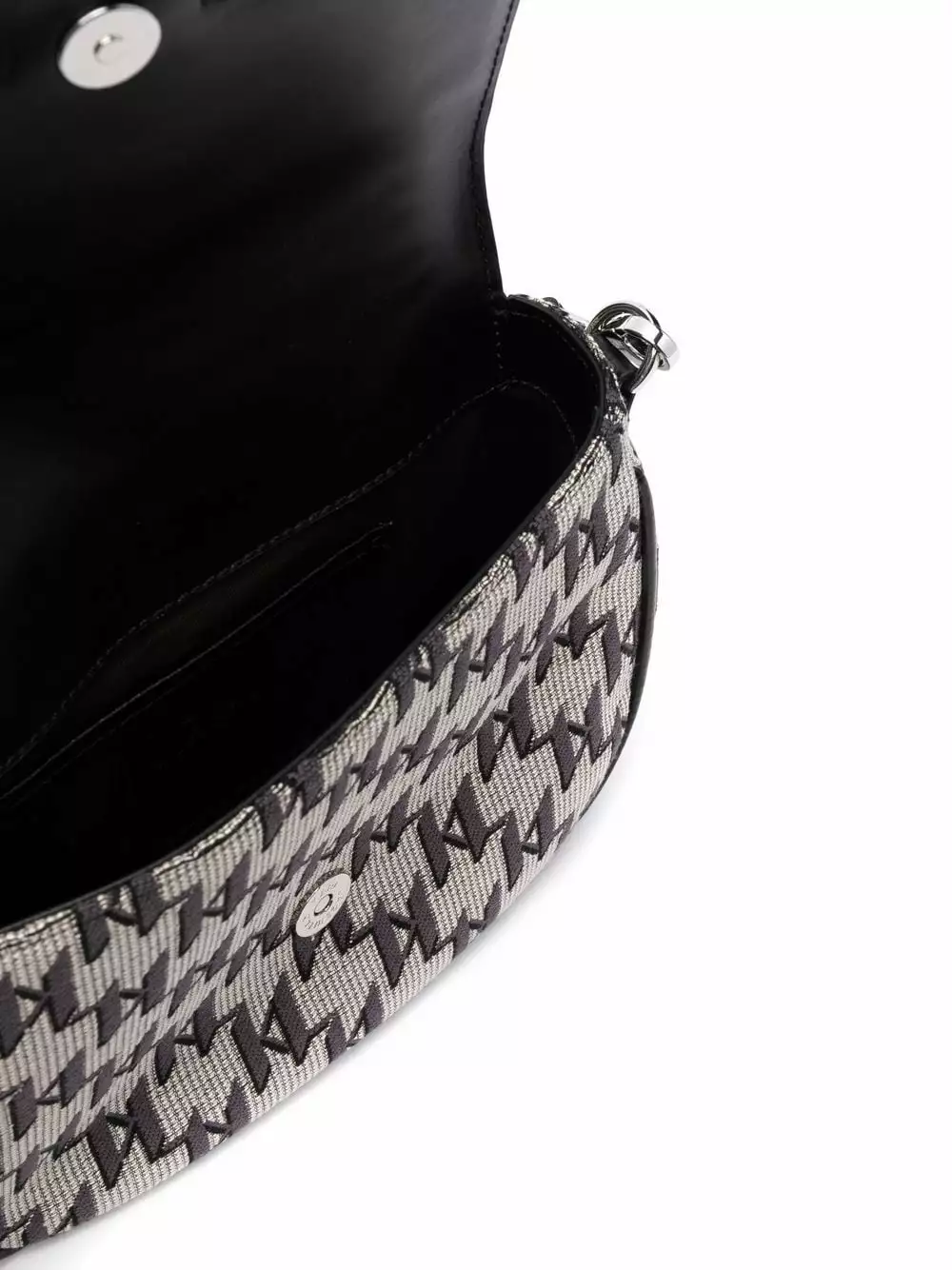 Karl Lagerfeld K/Saddle monogram jacquard bag