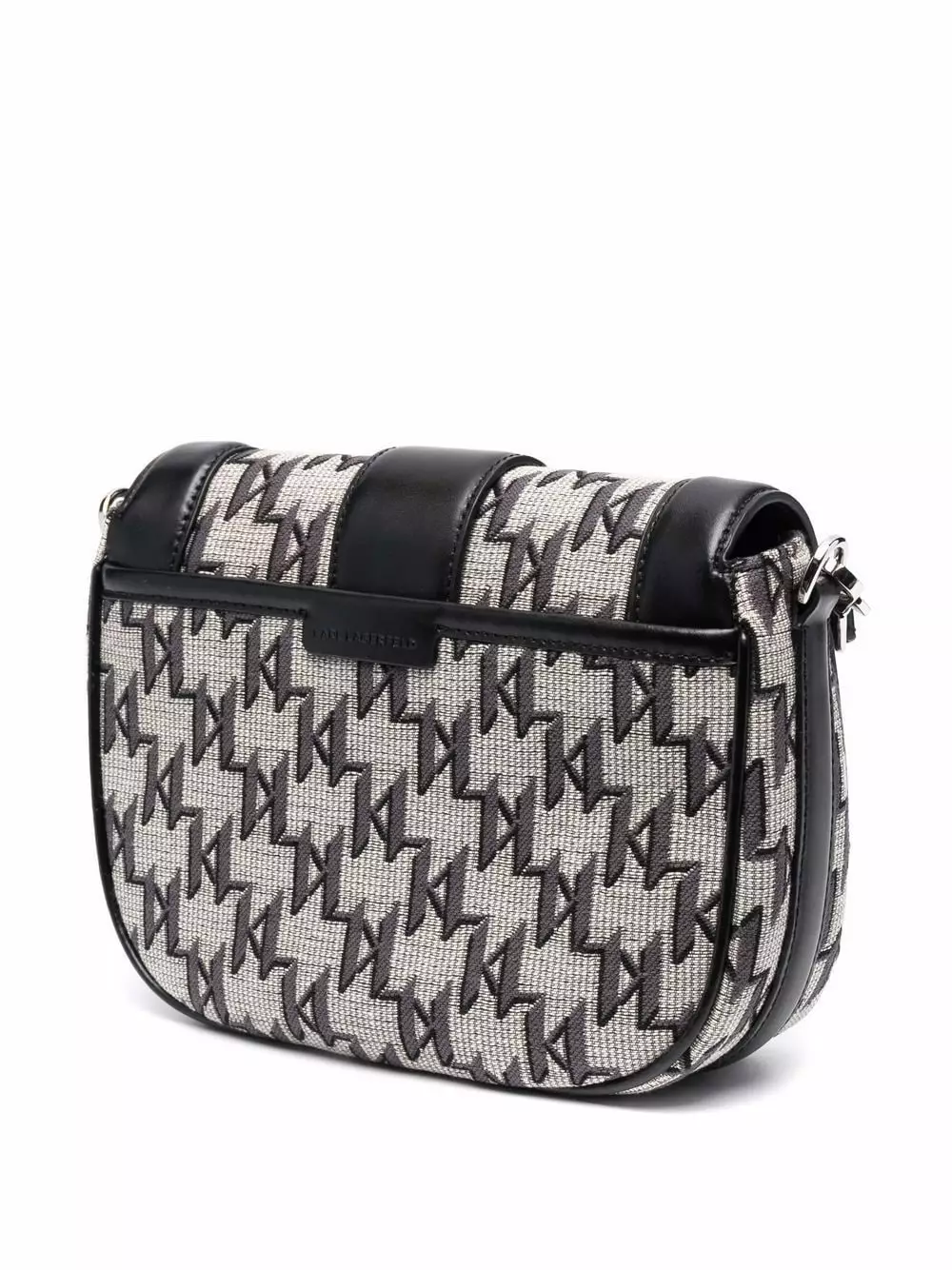 Karl Lagerfeld K/Saddle monogram jacquard bag
