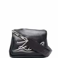 Karl Lagerfeld K/Signature soft small shoulder bag