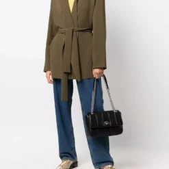 Karl Lagerfeld K/Ikonik quilted satchel bag