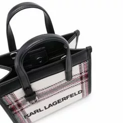 Karl Lagerfeld K/Skuare Check Small Tote bag
