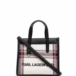 Karl Lagerfeld K/Skuare Check Small Tote bag