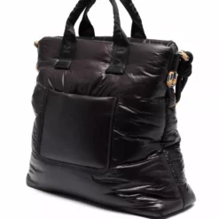 Karl Lagerfeld quilted-logo tote bag