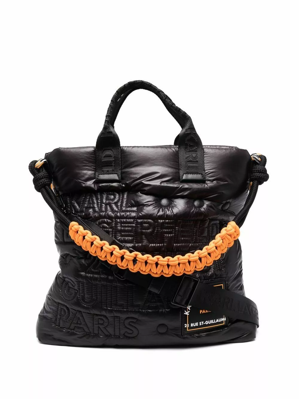 Karl Lagerfeld quilted-logo tote bag