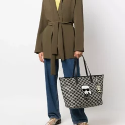 Karl Lagerfeld K/Ikonik Monogram tote bag