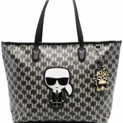 Karl Lagerfeld K/Ikonik Monogram tote bag