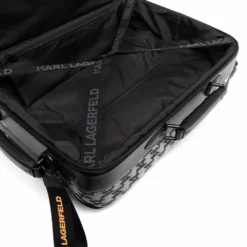 Karl Lagerfeld K/Monogram jacquard suitcase