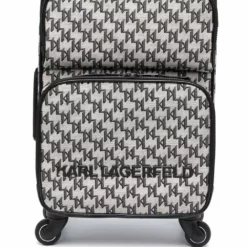 Karl Lagerfeld K/Monogram jacquard suitcase