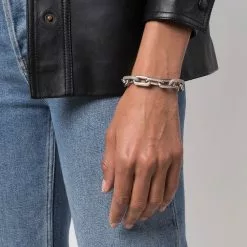 Karl Lagerfeld Chain crystal-embellished bracelet