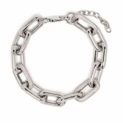 Karl Lagerfeld Chain crystal-embellished bracelet