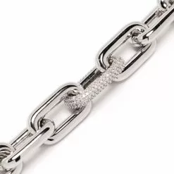 Karl Lagerfeld Chain crystal-embellished bracelet