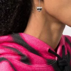 Karl Lagerfeld Ikonik Karl Choupette earrings