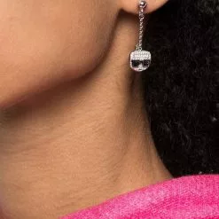 Karl Lagerfeld Ikonik Karl Choupette earrings