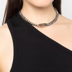 Karl Lagerfeld Autograph chain necklace