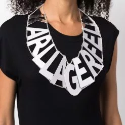Karl Lagerfeld Letters XL necklace