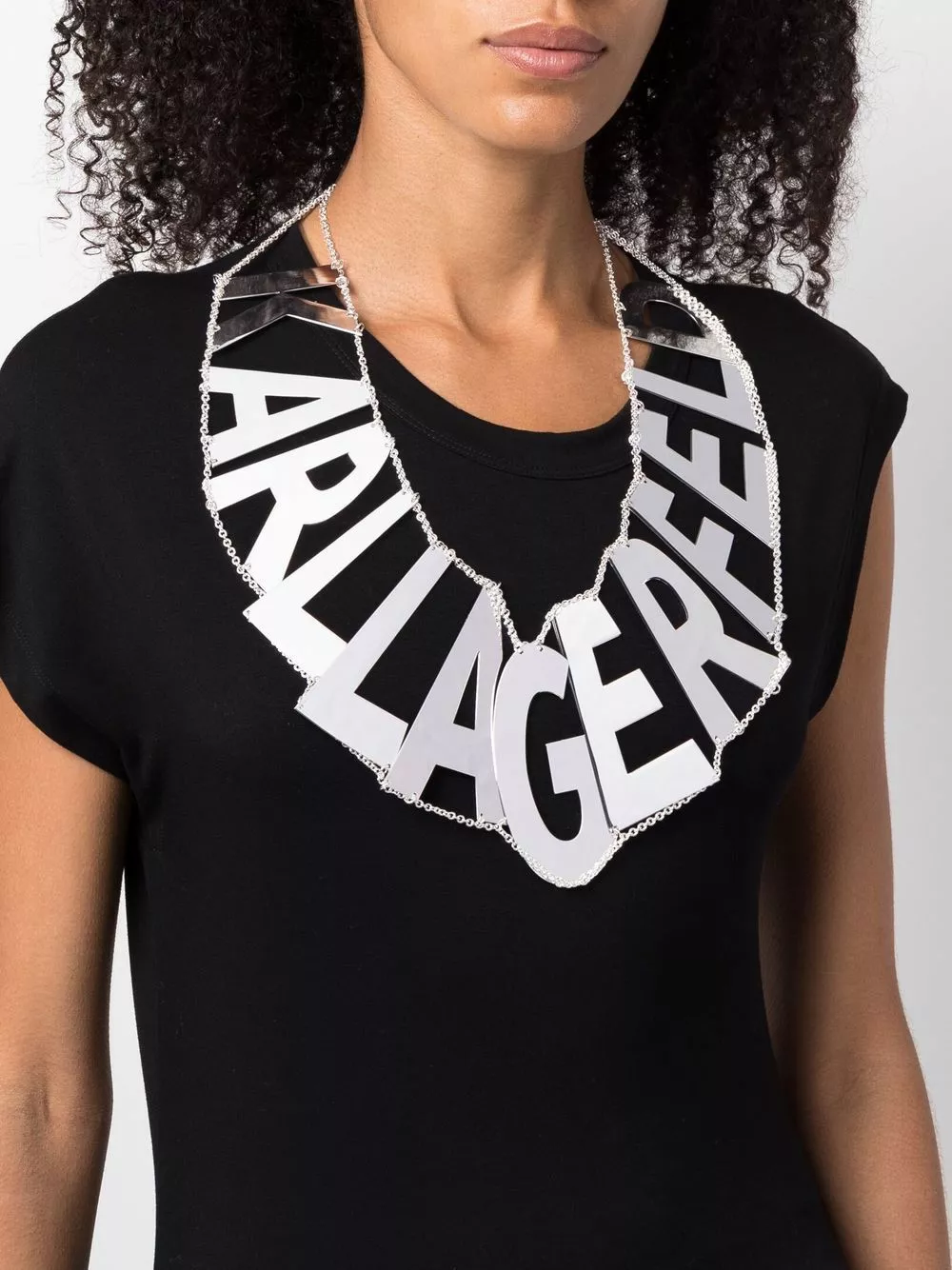 Karl Lagerfeld Letters XL necklace