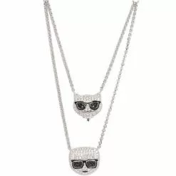 Karl Lagerfeld Ikonik Karl Choupette necklace