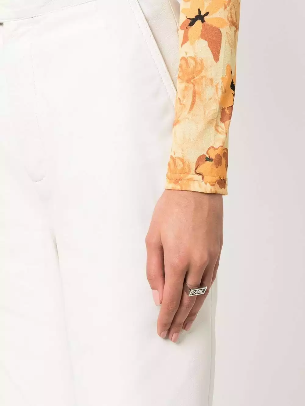 Karl Lagerfeld Karl small signet ring