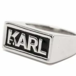 Karl Lagerfeld Karl small signet ring