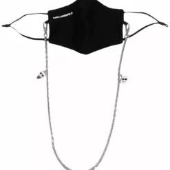 Karl Lagerfeld K/Ikonik chain-link face mask