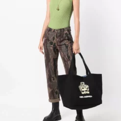 Karl Lagerfeld K/Karlimals cheetah tote bag