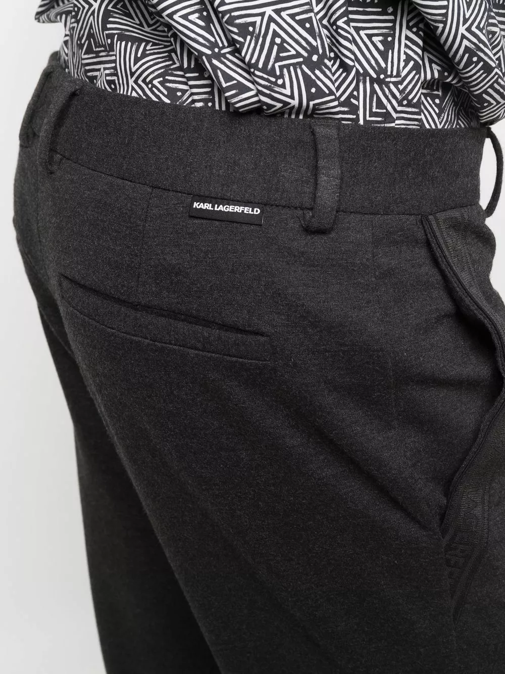 Karl Lagerfeld Punto straight-leg trousers