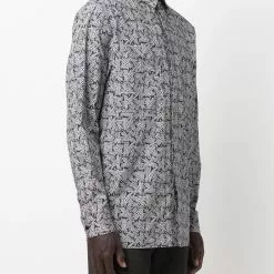 Karl Lagerfeld K print poplin shirt