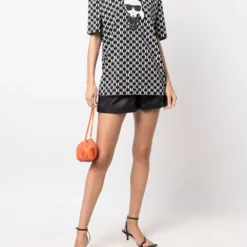 Karl Lagerfeld monogram-print short-sleeved T-shirt