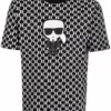 Karl Lagerfeld monogram-print short-sleeved T-shirt