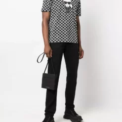 Karl Lagerfeld monogram-print short-sleeved T-shirt