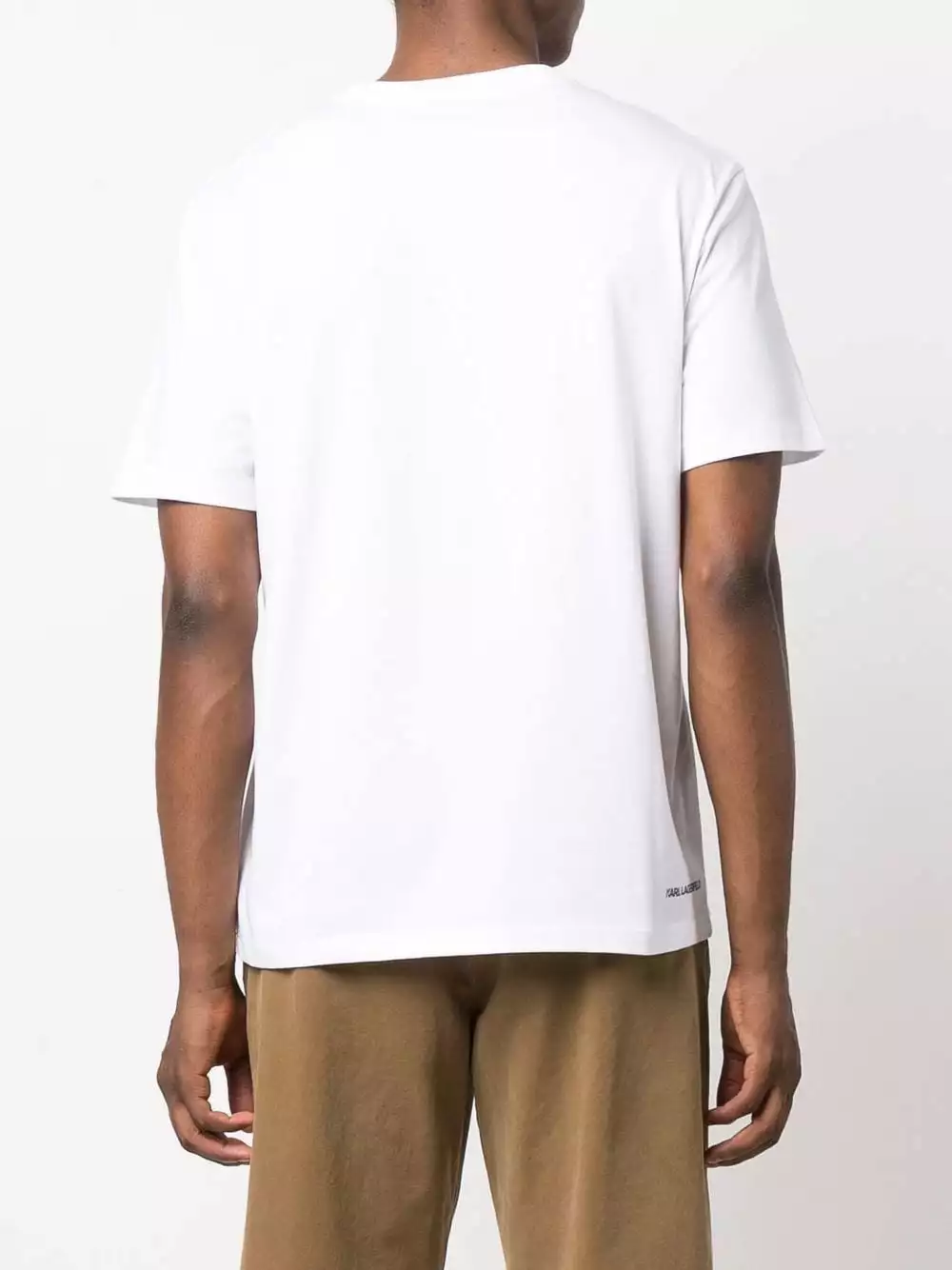 Karl Lagerfeld logo-print short-sleeved T-shirt