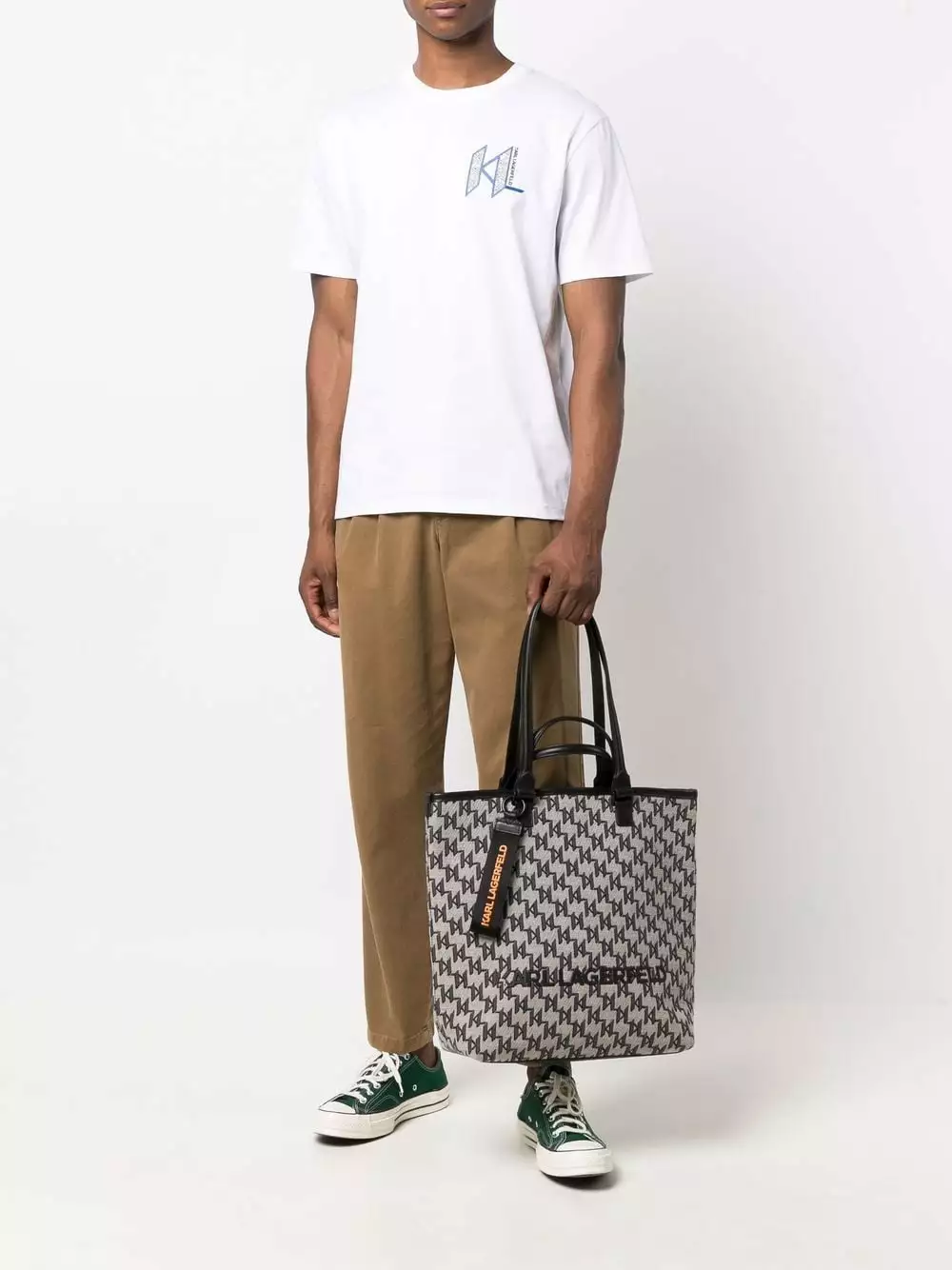 Karl Lagerfeld logo-print short-sleeved T-shirt