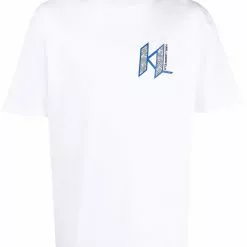 Karl Lagerfeld logo-print short-sleeved T-shirt
