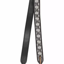 Karl Lagerfeld monogram leather shoulder strap