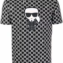 Karl Lagerfeld Ikonik logo-print crewneck T-shirt