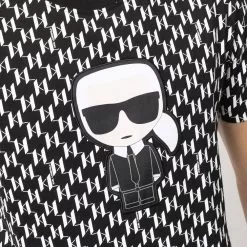Karl Lagerfeld Ikonik logo-print crewneck T-shirt