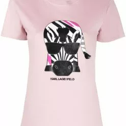 Karl Lagerfeld Ikonik zebra logo T-shirt