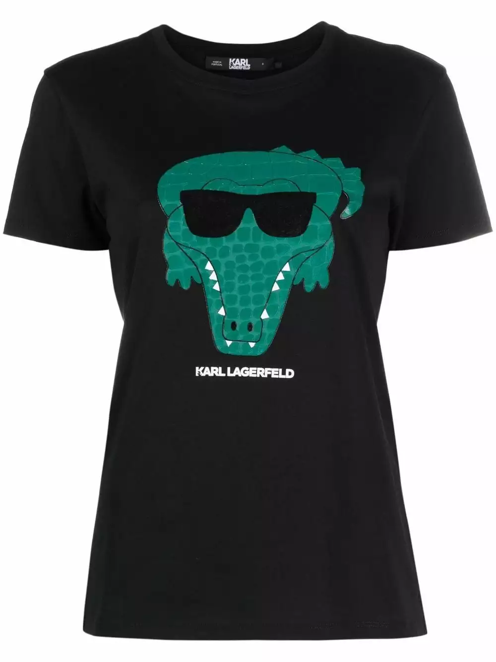 Karl Lagerfeld Ikonik logo crocodile T-shirt