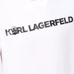 Karl Lagerfeld Ikonik embroidered-cow logo T-shirt