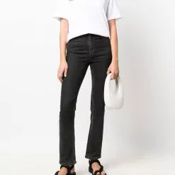 Karl Lagerfeld Ikonik embroidered-cow logo T-shirt